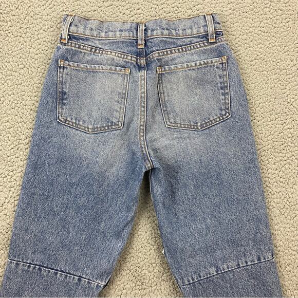 REVICE Matchmaker Love at First Sight Button Fly Patchwork Straight Jeans Sz: 24 - Picture 6 of 14